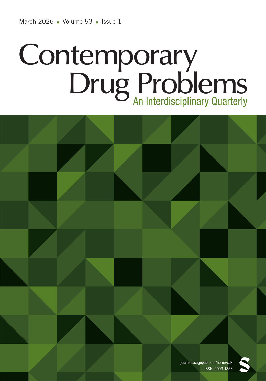 Contemporary Drug Problems journal cover
