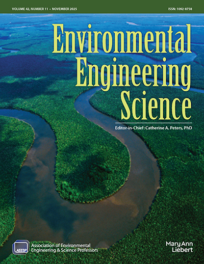 Environmental Engineering Science journal cover