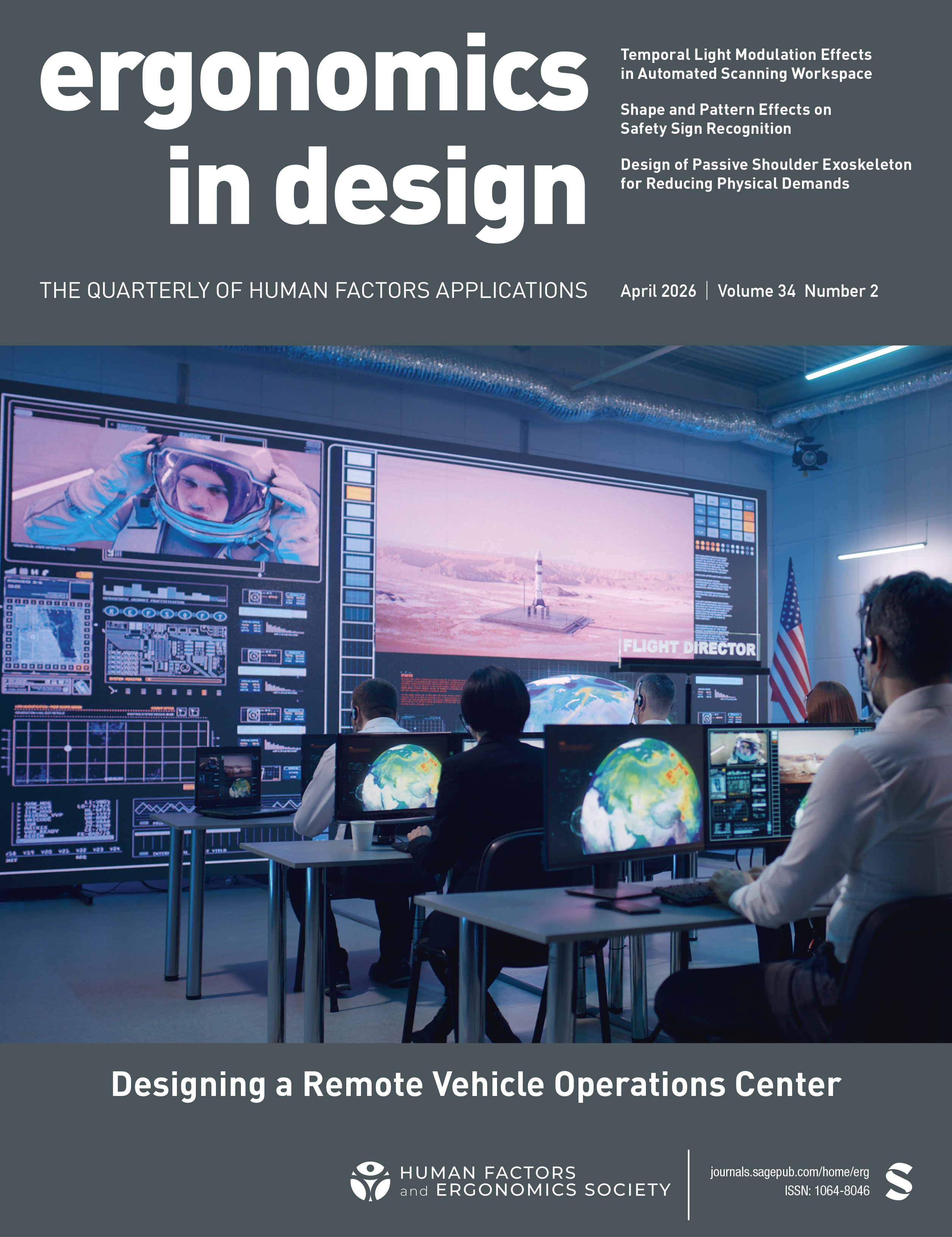 Ergonomics in Design: The Quarterly of Human Factors Applications journal cover