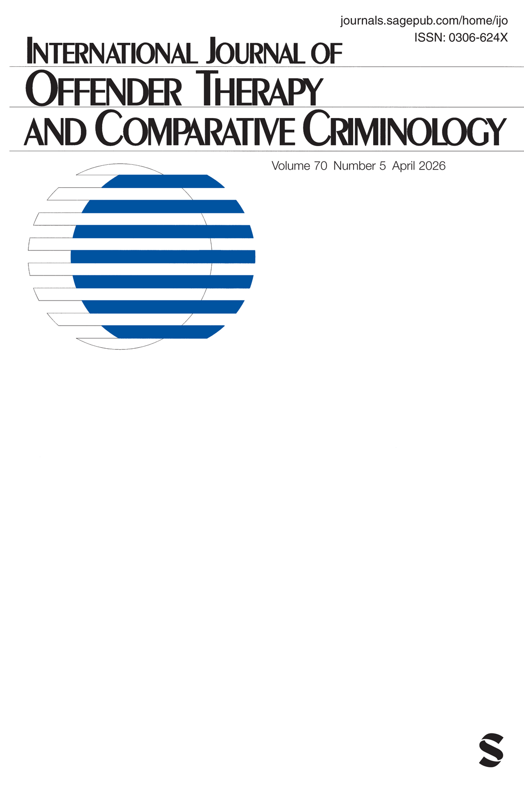 International Journal of Offender Therapy and Comparative Criminology journal cover