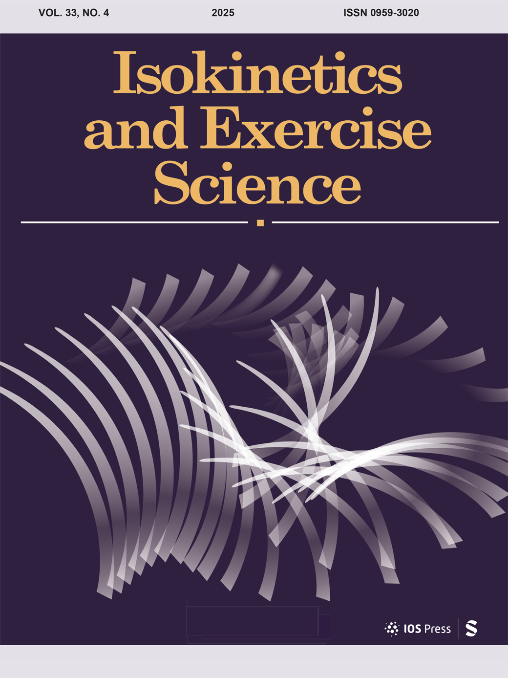 Isokinetics and Exercise Science journal cover