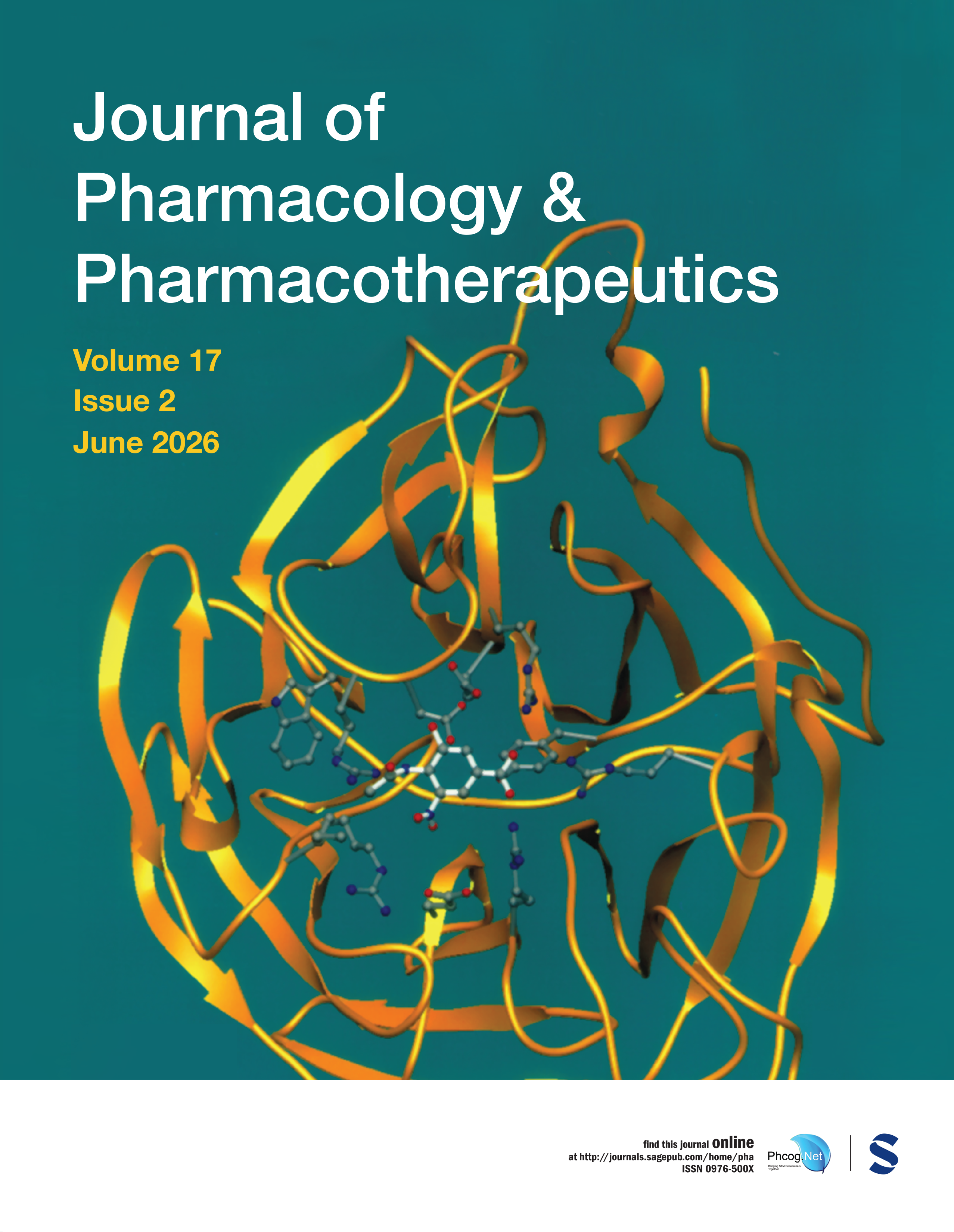 Journal of Pharmacology and Pharmacotherapeutics journal cover